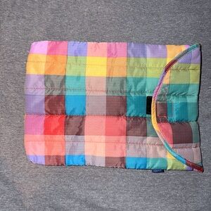 BAGGU Multicolor Checkered Laptop Case